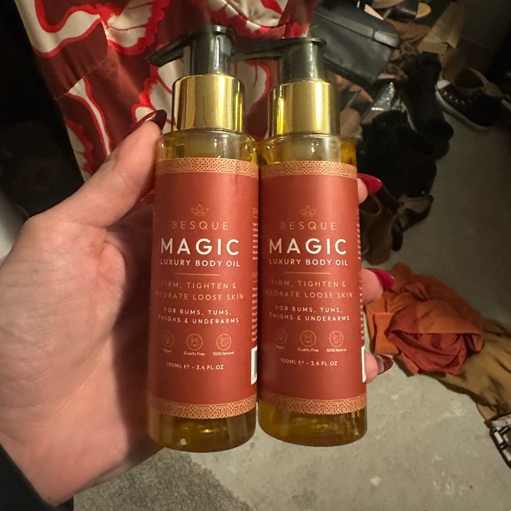 Besque- Magic Luxury Body Oil - Gold and Brown